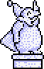 sprite of a happy looking statue of tapir